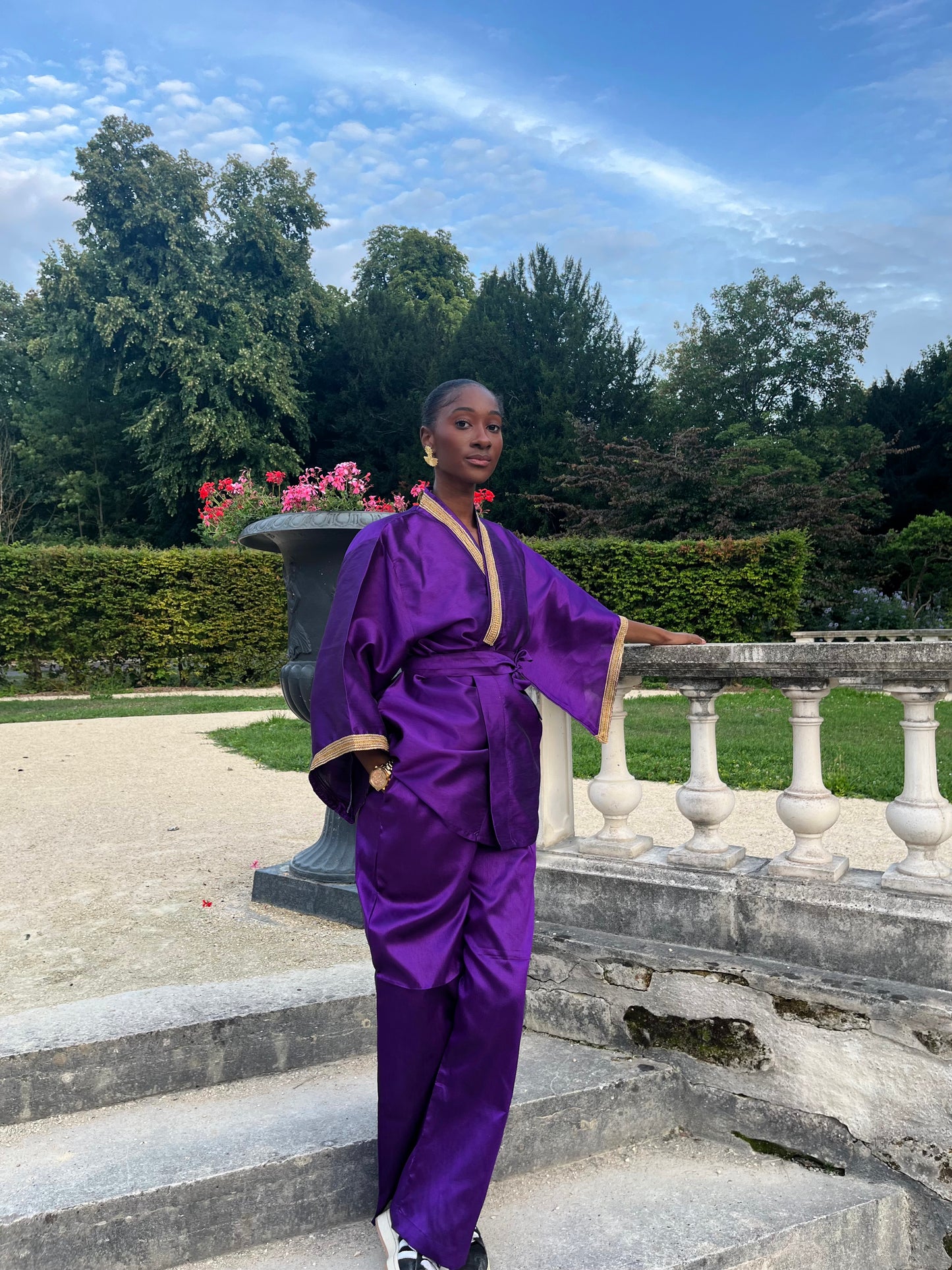 Purple Kimono set