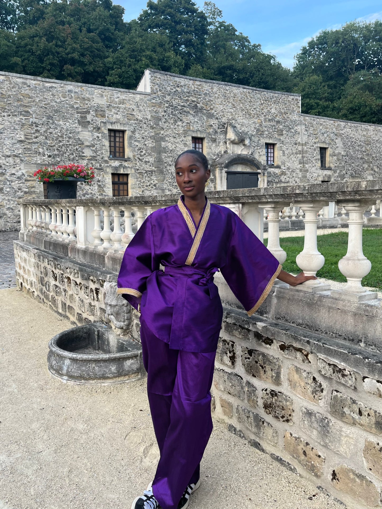 Purple Kimono set