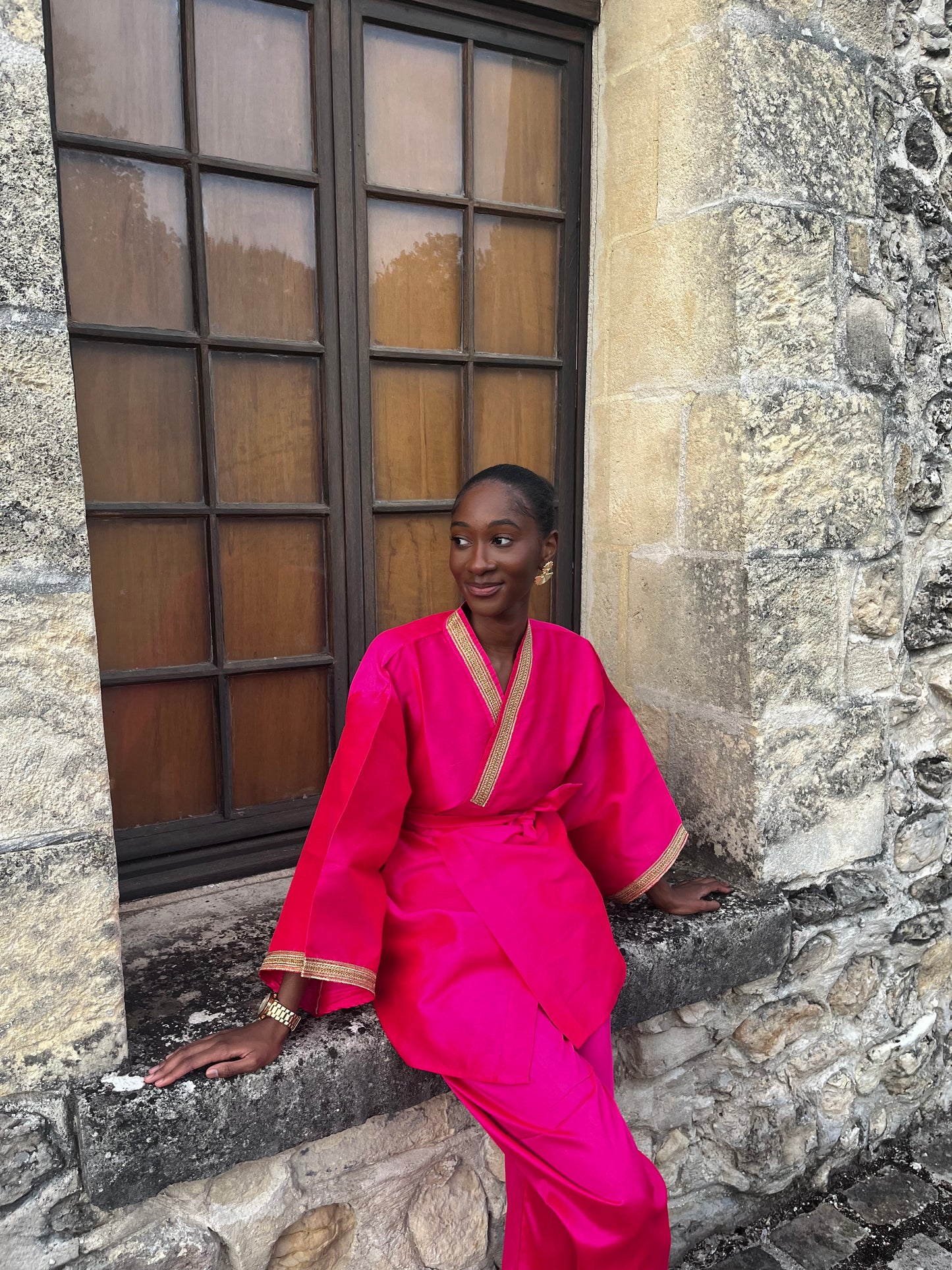 Pink Kimono set