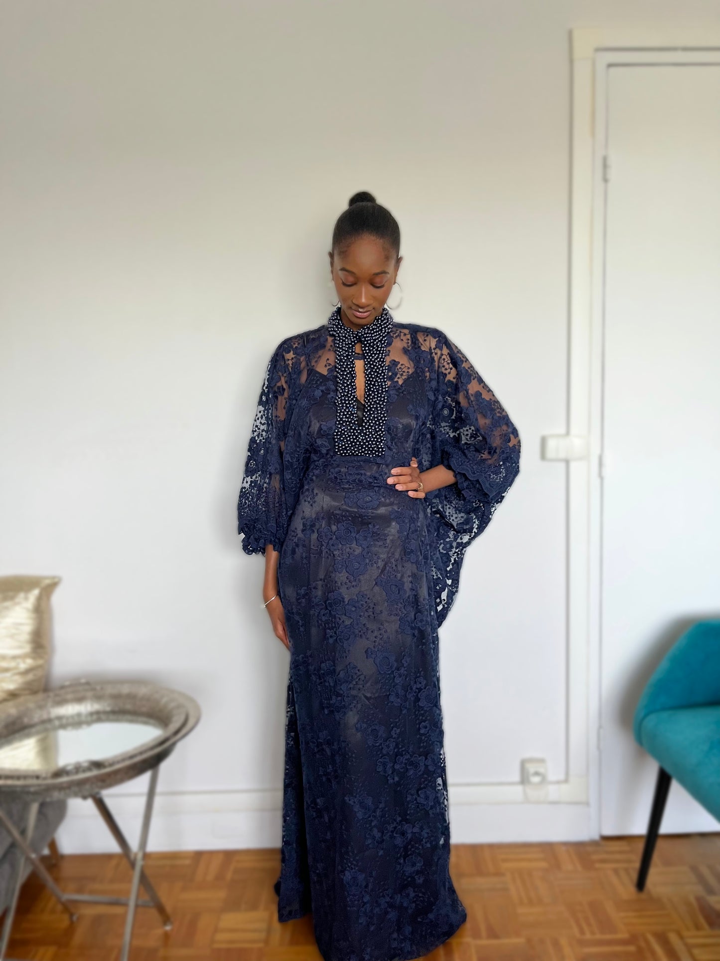 Robe en dentelle - Blue