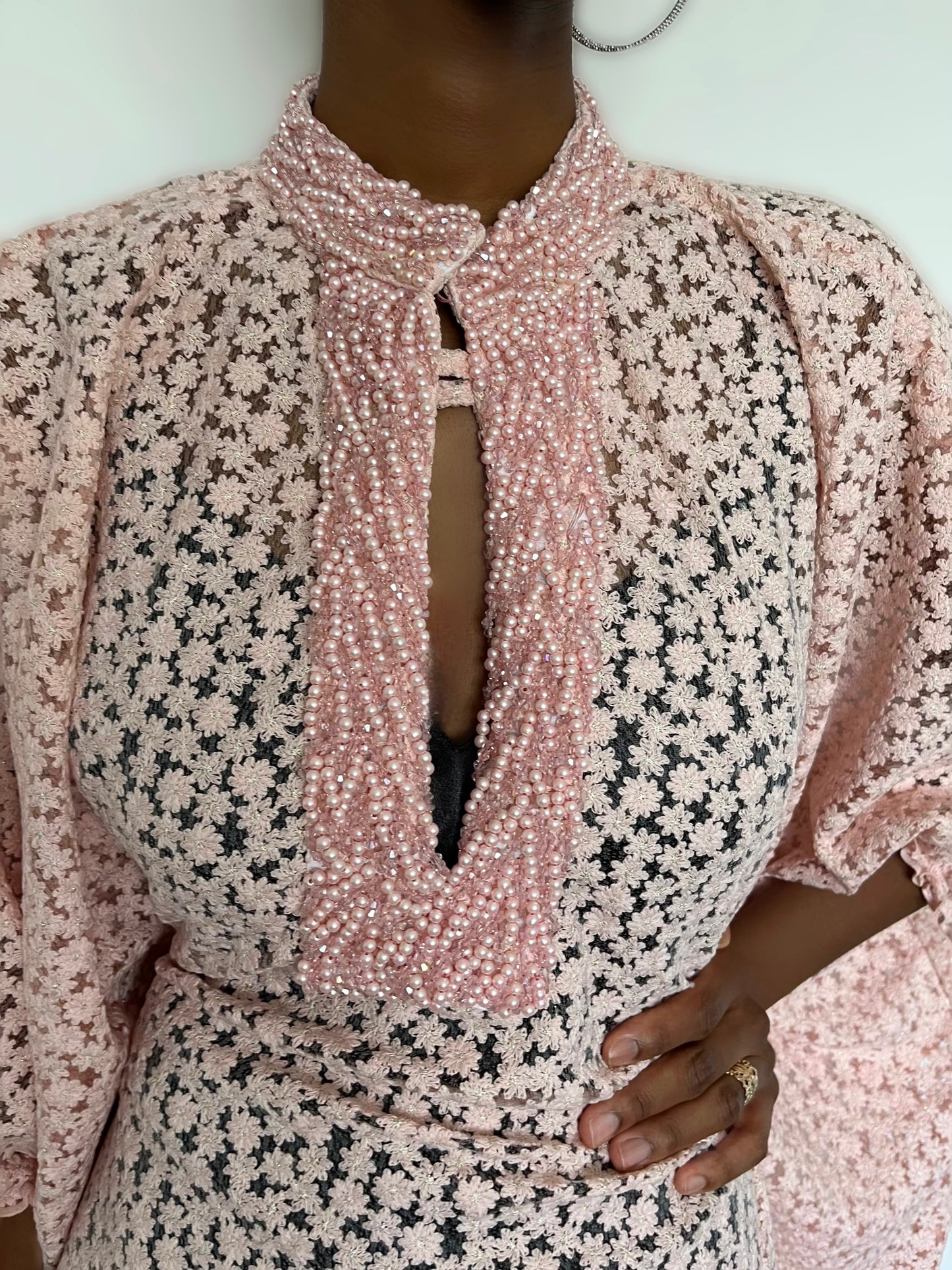 Robe en dentelle - Soft Pink