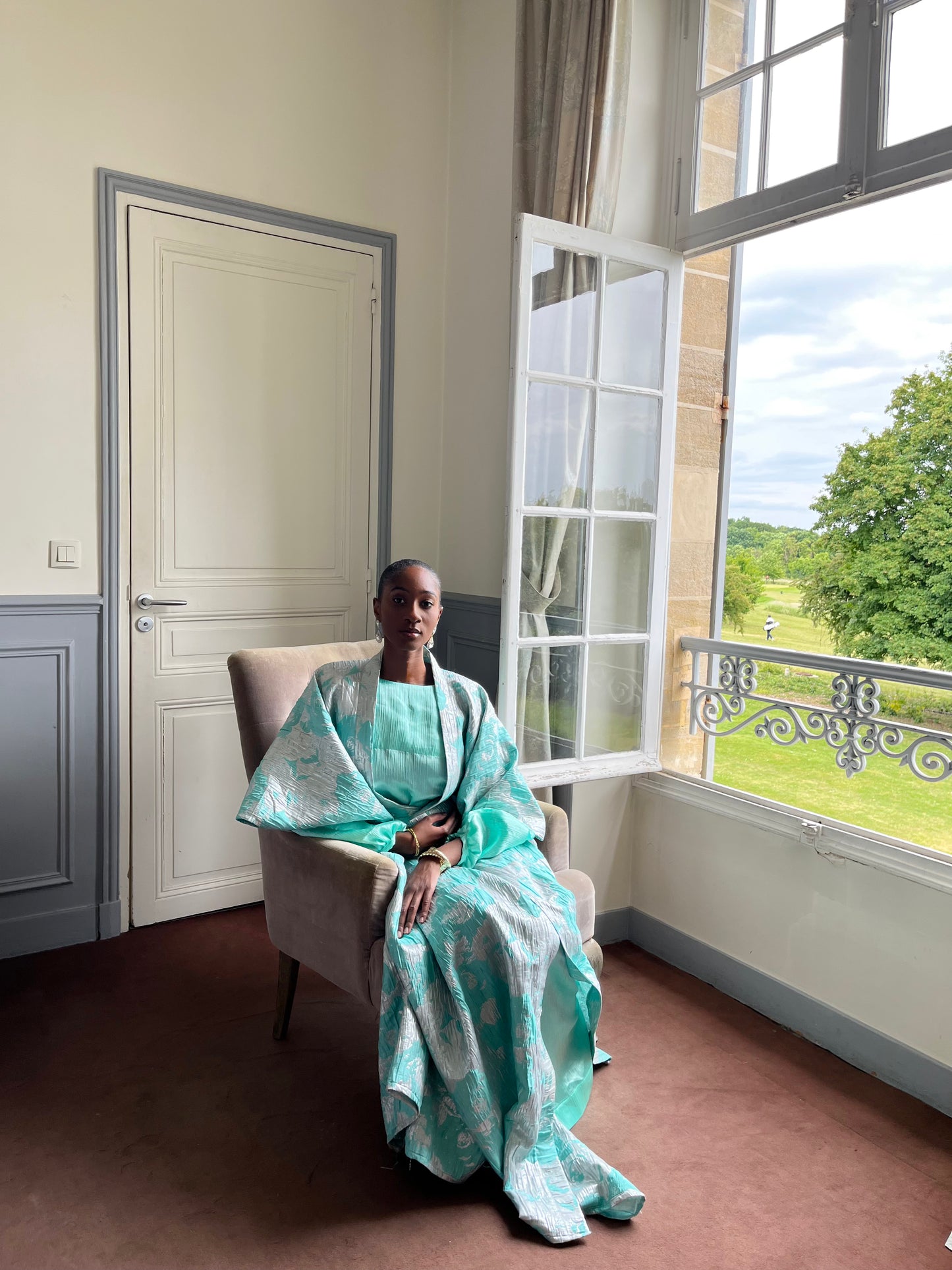 Robe vert menthe