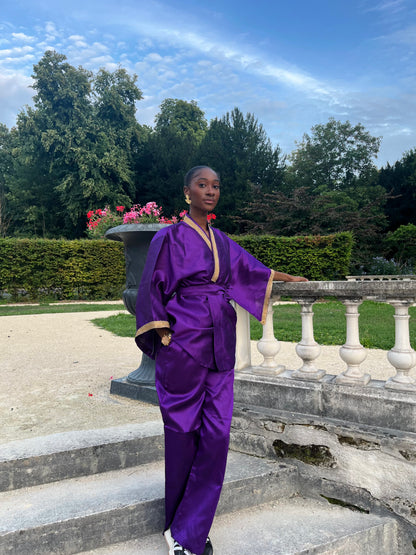 Purple Kimono set