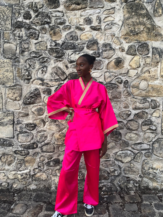 Pink Kimono set