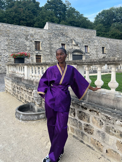 Purple Kimono set