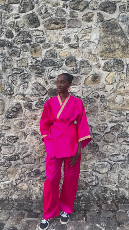 Pink Kimono set